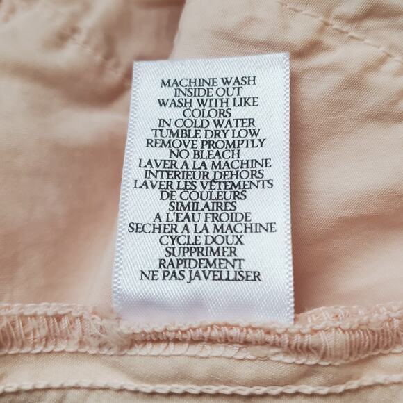 Frank & Eileen Wicklow Italian Chino Straight Pant Mid Rise Vintage Rose Size 12 - Picture 9 of 9